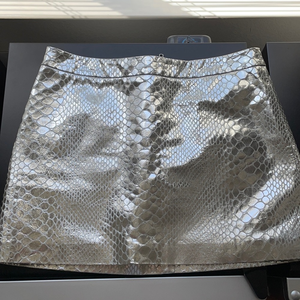 Milly Metallic skirt